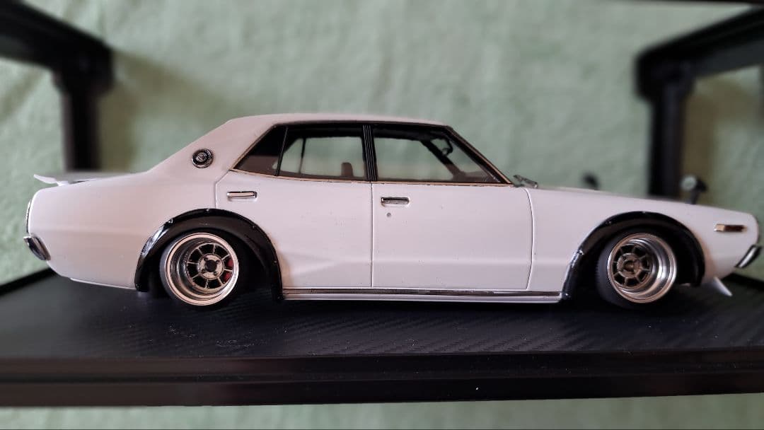 ワンオフ ケンメリスカイライン4枚 ヨンメリ改R仕様 日産