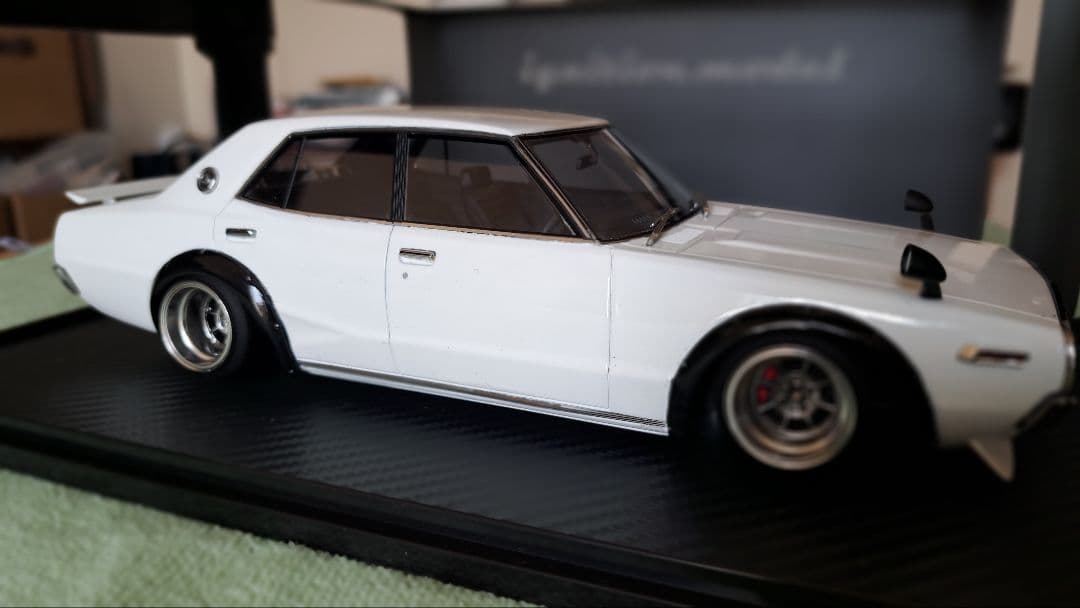 ワンオフ ケンメリスカイライン4枚 ヨンメリ改R仕様 日産