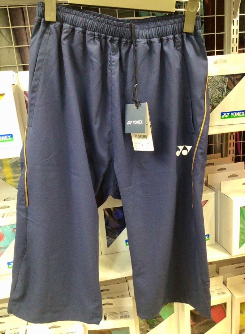 YONEX 限定クロップドパンツ 60182Y ネイビー L