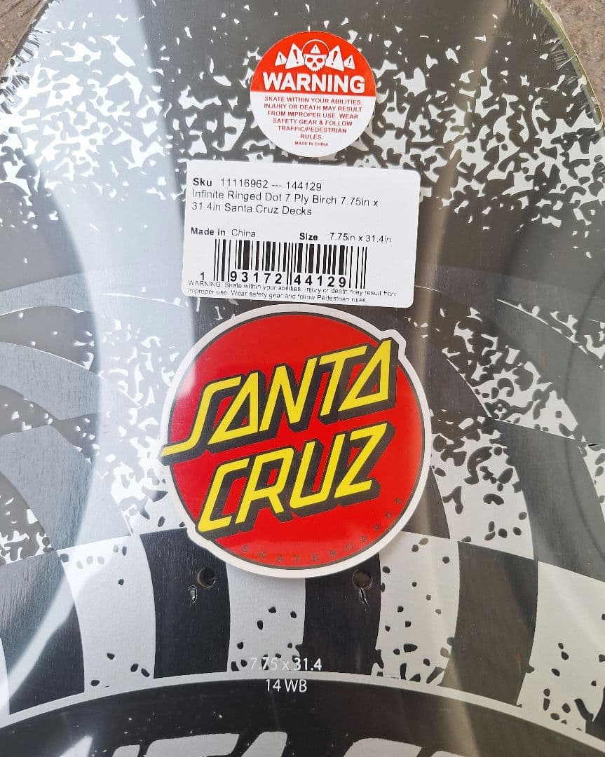 SANTA CRUZ DECK サンタクルーズ デッキ 7.75