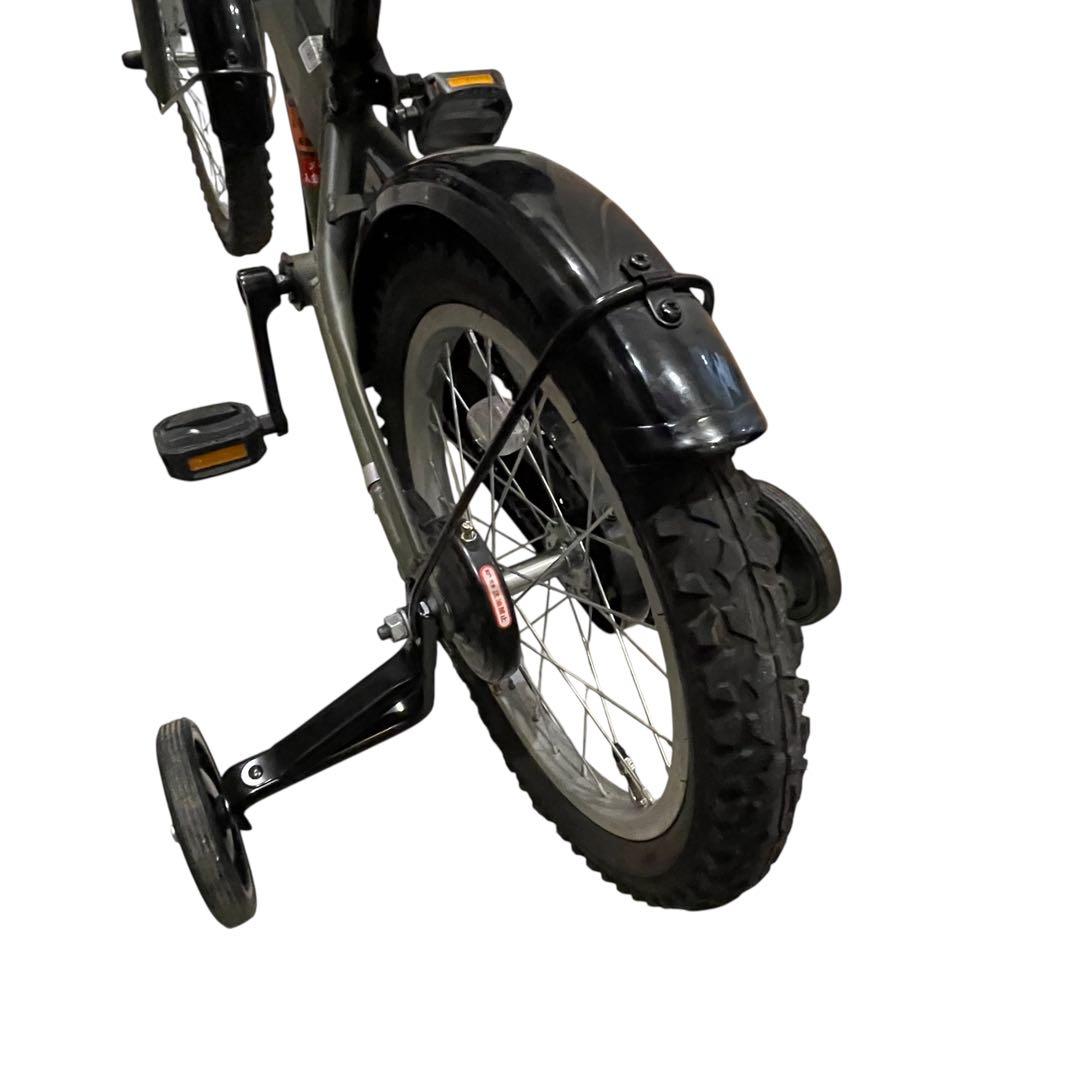 【美品】jeep je-16g 16インチ オリーブグリーン自転車キッズバイク
