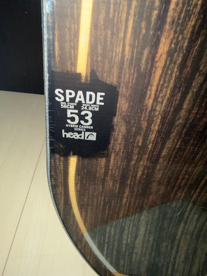 ヘッド SPADE 153cm ハイブリッドキャンバー LYT TECH 木目調