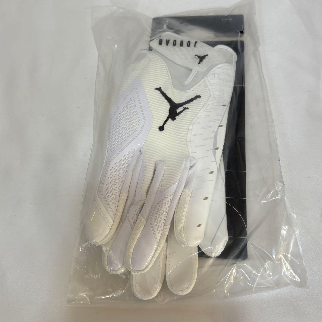 アメフト Jordan Fly Lock 2.0　グローブ　White　S