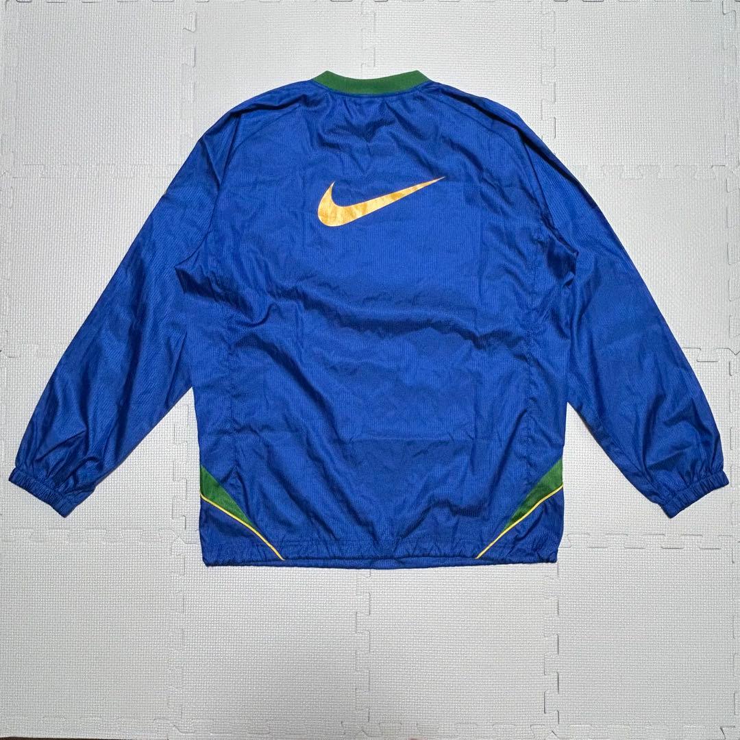 NIKE ピステ　セットアップ　L ブルー　刺繍ロゴ　サッカー　フットサル