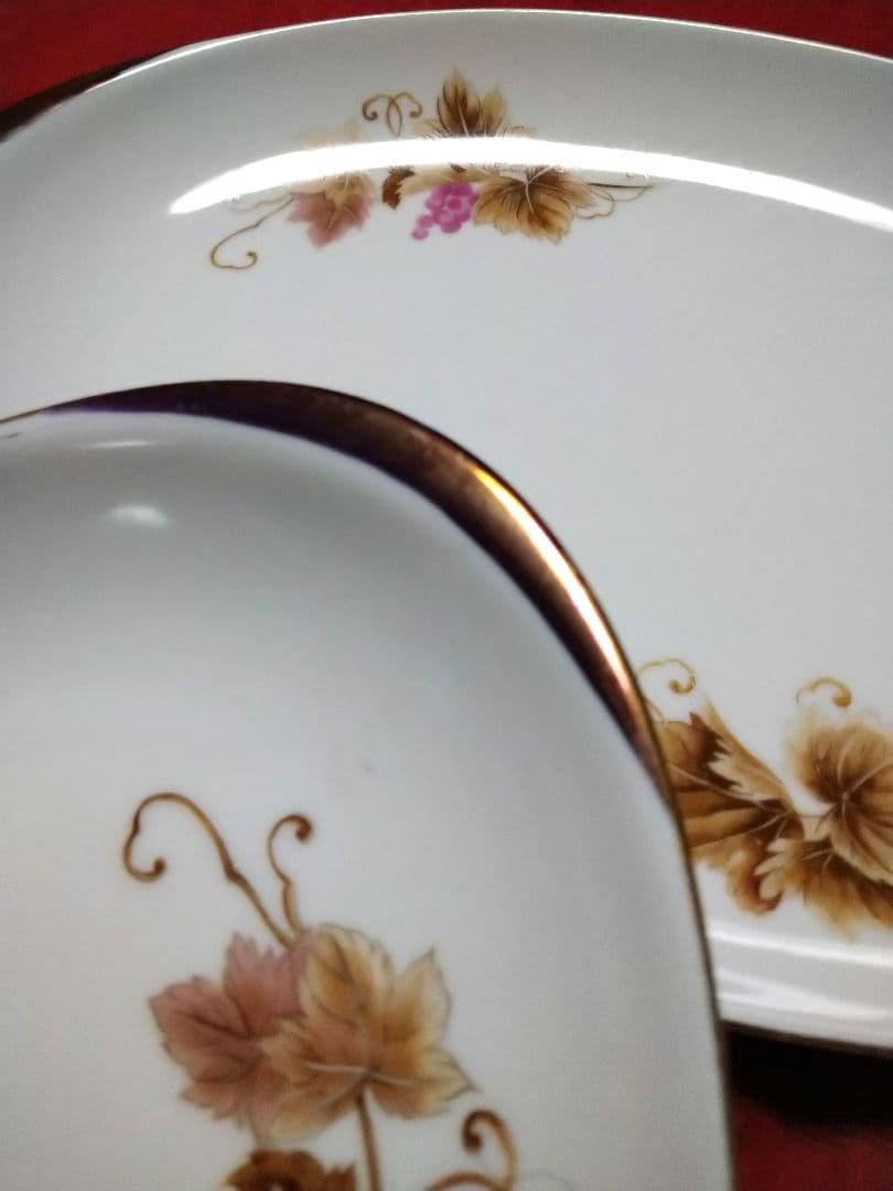 ♥希少なヴィンテージ品⬛パーティー用⬛上品で豪華で素敵な２タイプのオシャレな2皿