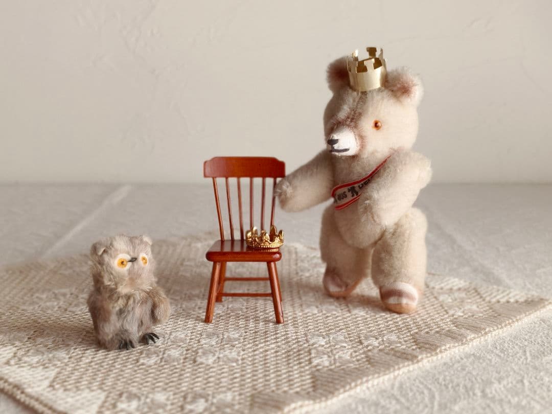 * vintage bear ❀ クリーム色の ベルリン・ベア