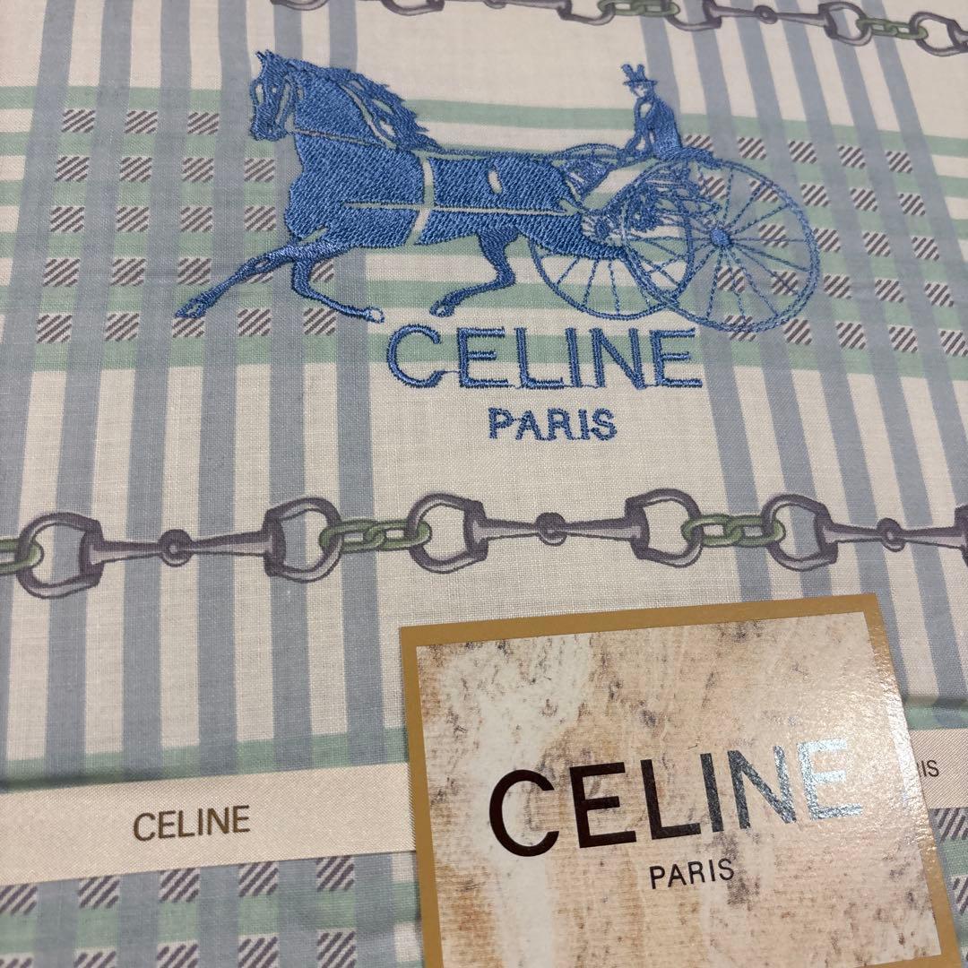 CELINE 肌掛　馬車とチェーンデザイン