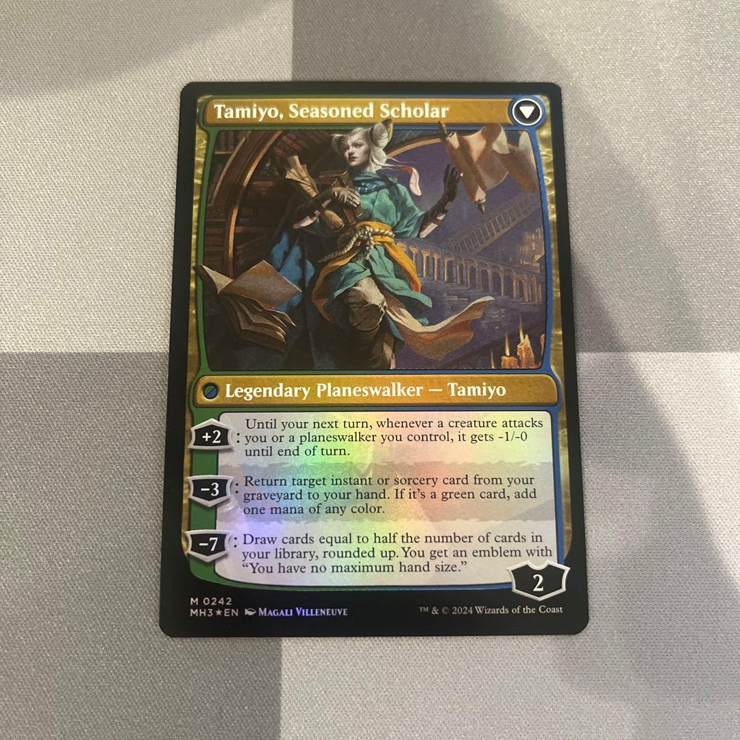 MTG ●プレリリース● 知りたがりの学徒、タミヨウ 英語版　FOIL