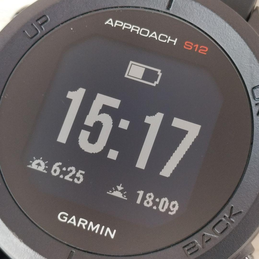 GARMIN　Approach　S12　GPSナビ 社外ケーブル付き　稼働品