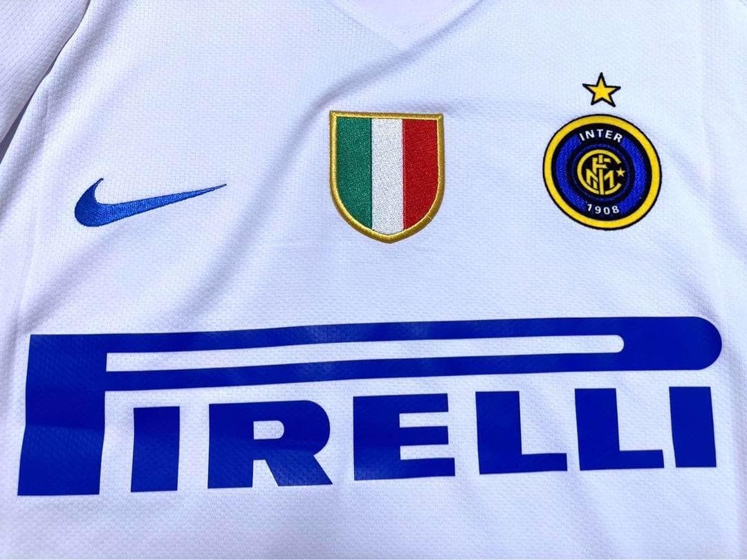 Y2K タグ付未使用06-07 INTEL FIGO 7番NIKE away M