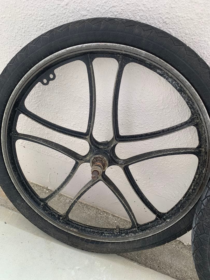 希少　OLD BMX 20インチ　マグホイール　太 ペグ　ビンテージ
