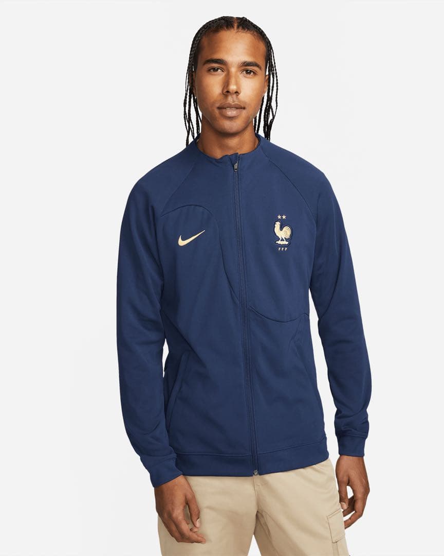 超美品 Nike フランス代表 2022W杯 選手着用 アンセムジャケット M