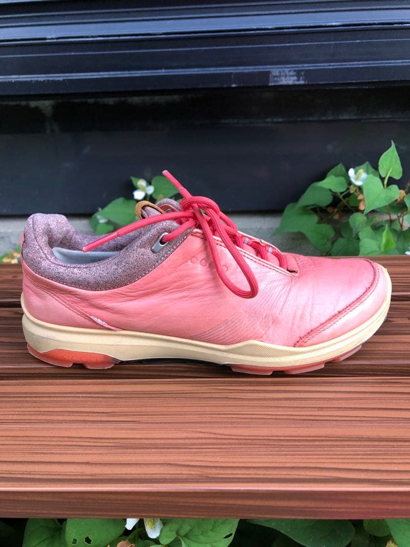 353-2番 美品ECCO BIOMゴルフシューズ36 23.0cmスパイクレス