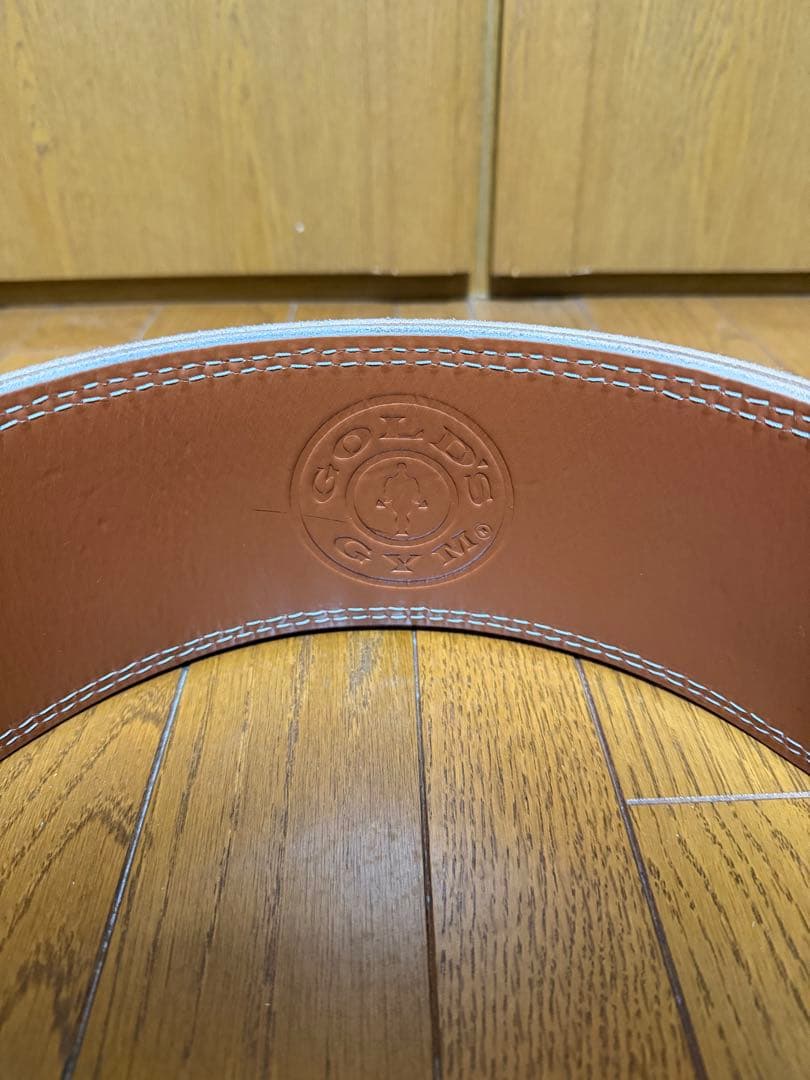 ゴールドジム プロレザーベルト L