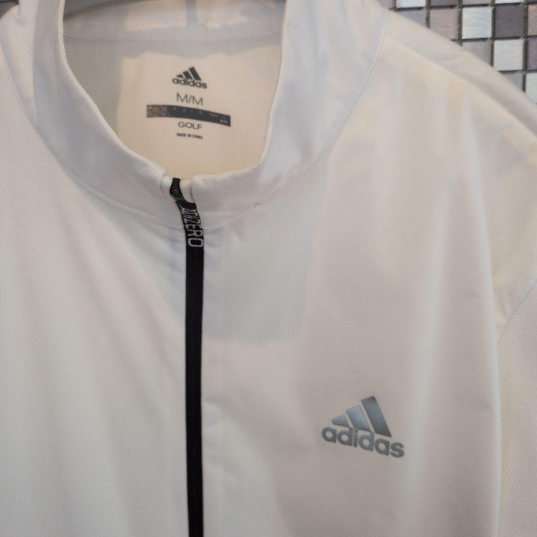 メンズ　adidas ADIZERO ゴルフジャケット MM ホワイト