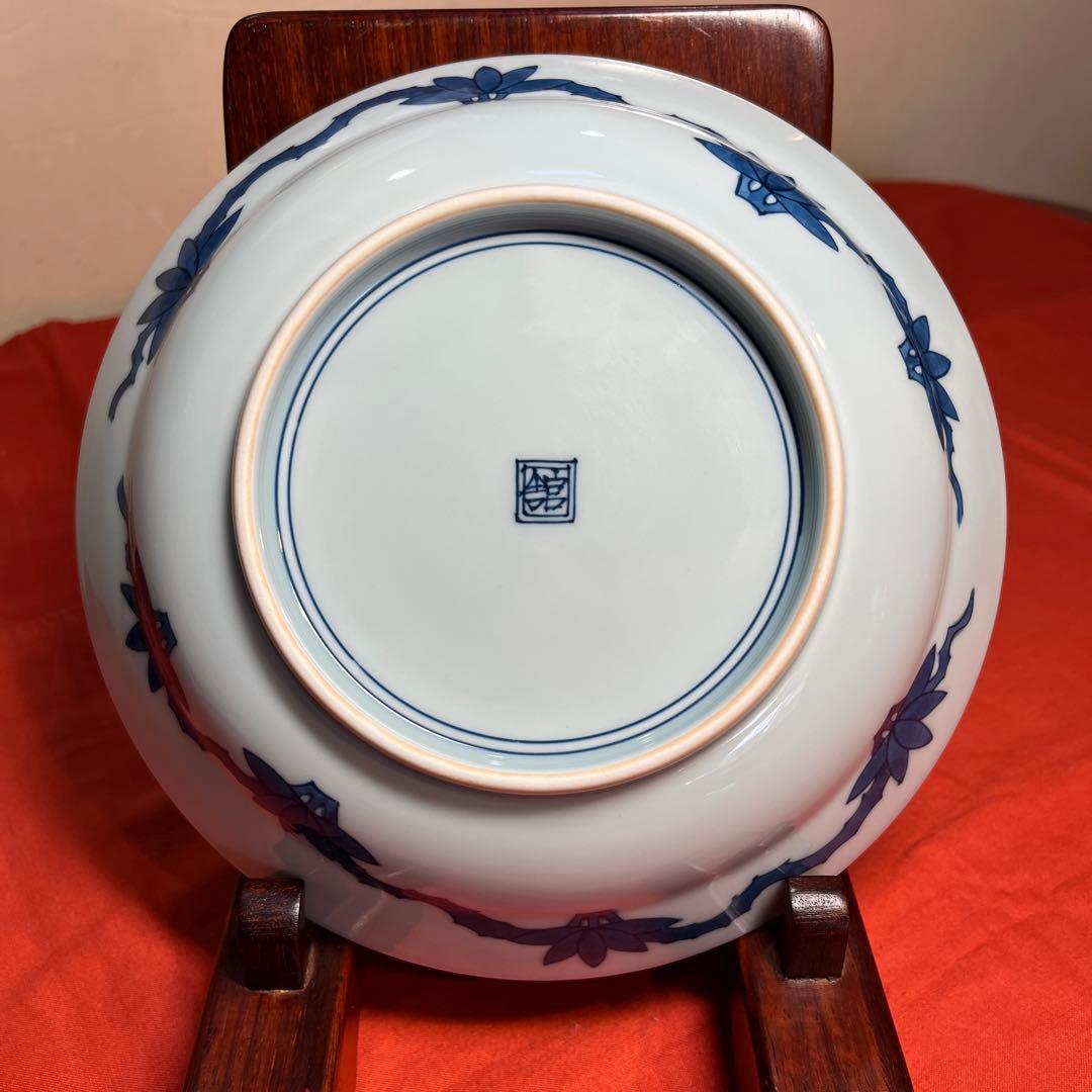 陶宗窯「染錦藤絵菓子鉢」