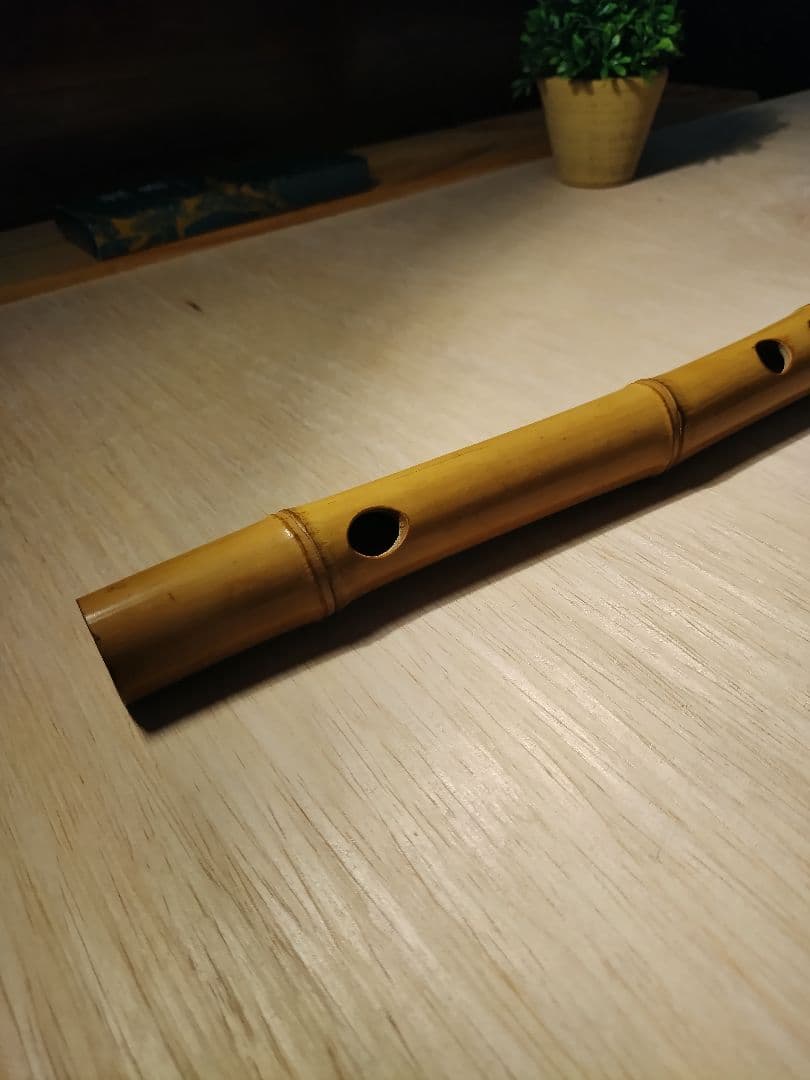 沖縄天然竹製　琉球音楽用竹笛横笛 　音階：C４