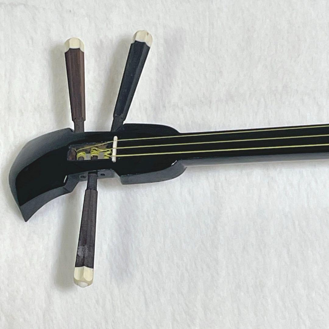 【初心者おすすめ】沖縄三線 人口蛇皮 ハードケース付き 付属品 練習用 【美品】