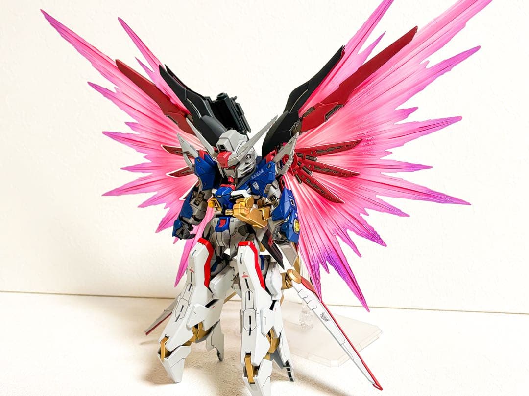 MGSD デスティニーガンダムSpecⅡ & ゼウスシルエット　塗装完成品