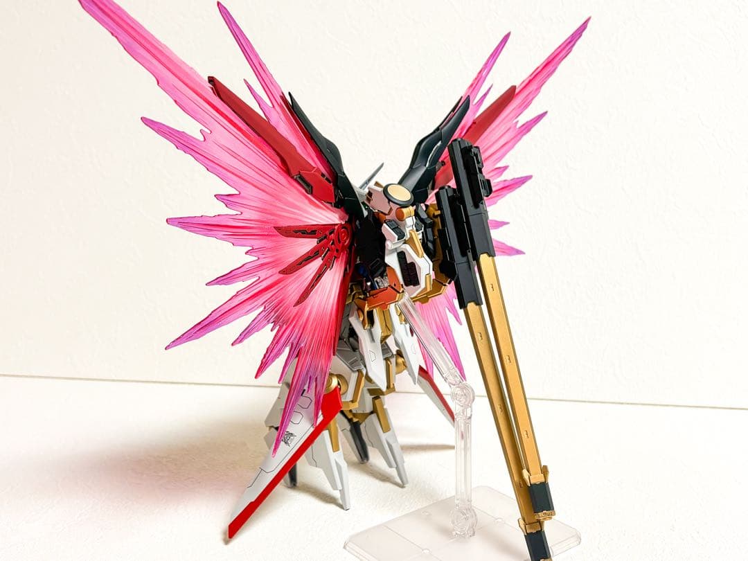 MGSD デスティニーガンダムSpecⅡ & ゼウスシルエット　塗装完成品