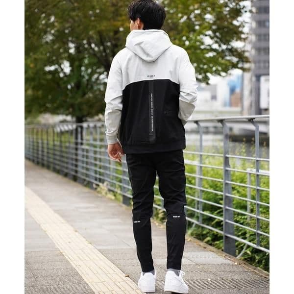 LUXE/R GOLF ストレッチ布帛プルパーカー 45817iceM