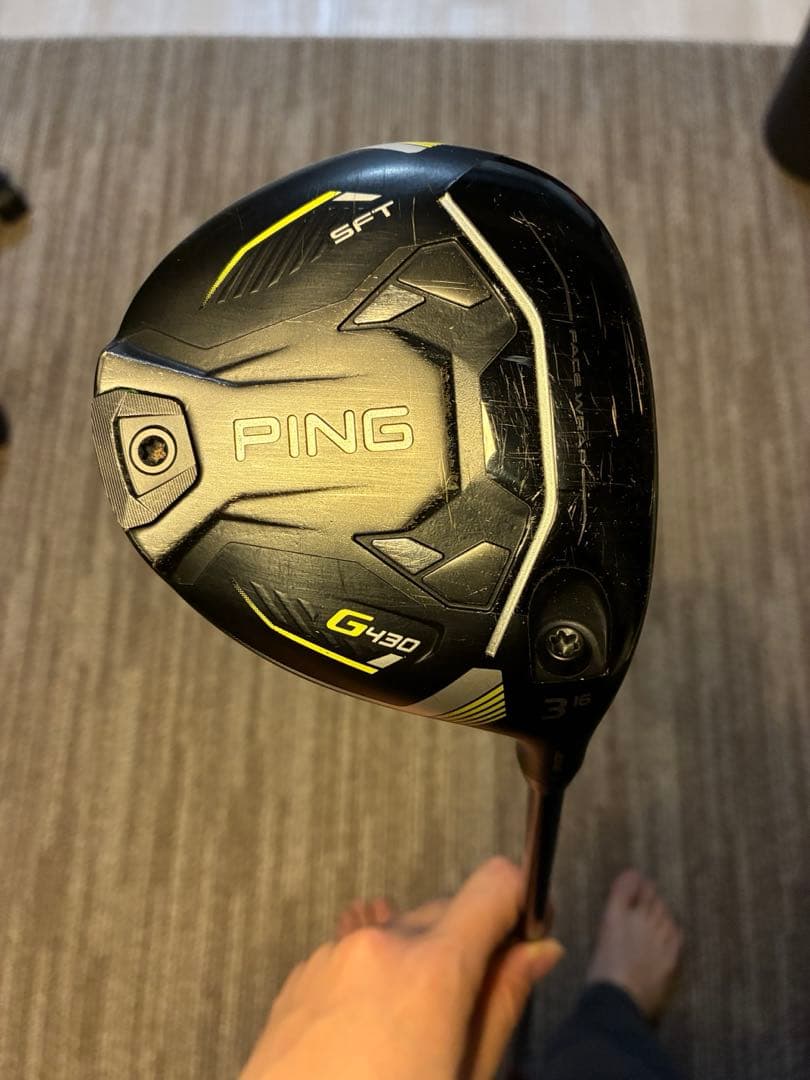 【美品・純正カバー付き】PING G430 SFT 5W 純正シャフト SR