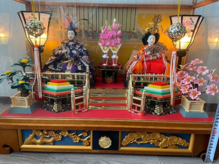 雛人形オルゴール付き