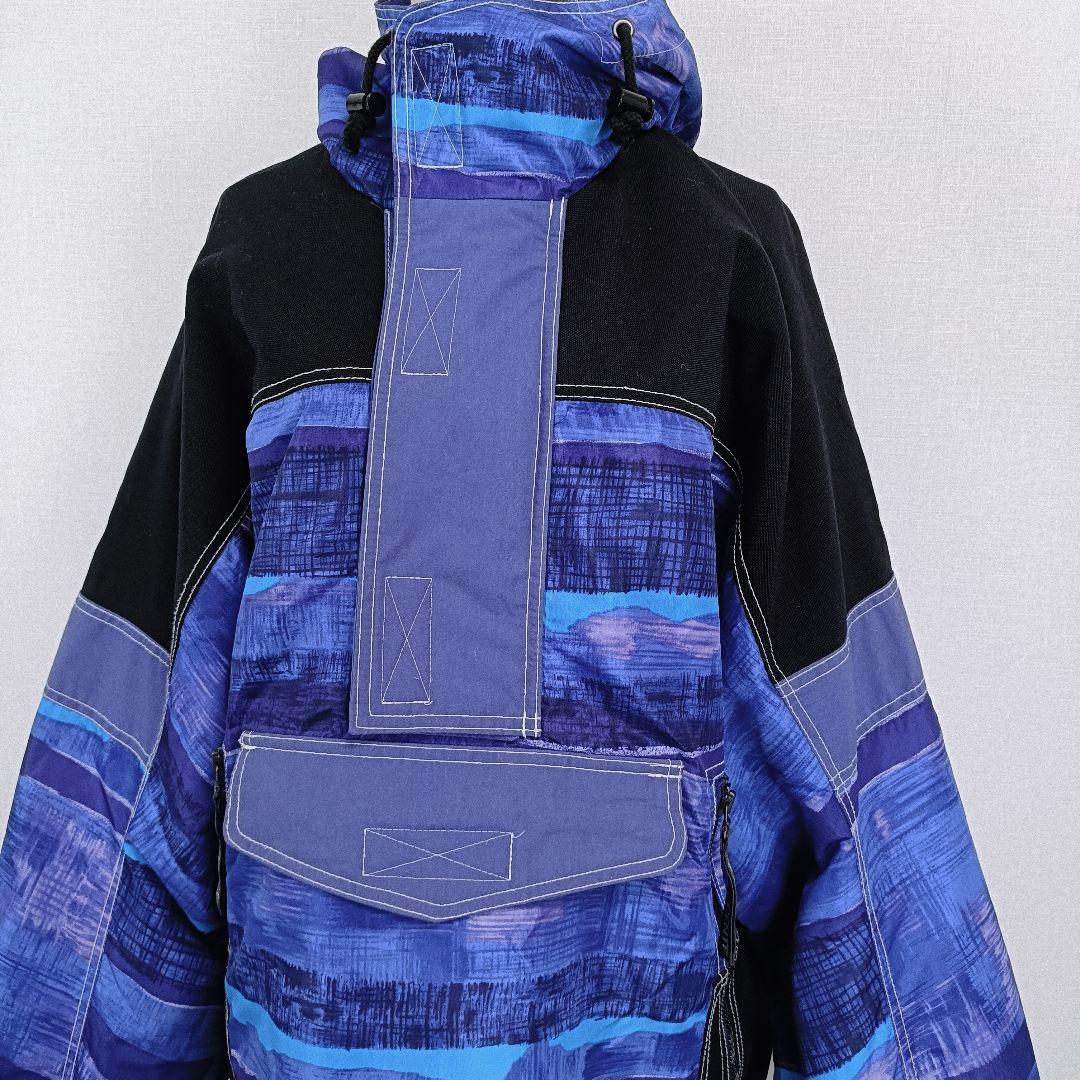 【a2201】DESCENTE スノーボード スキー ウェア XL ブルー