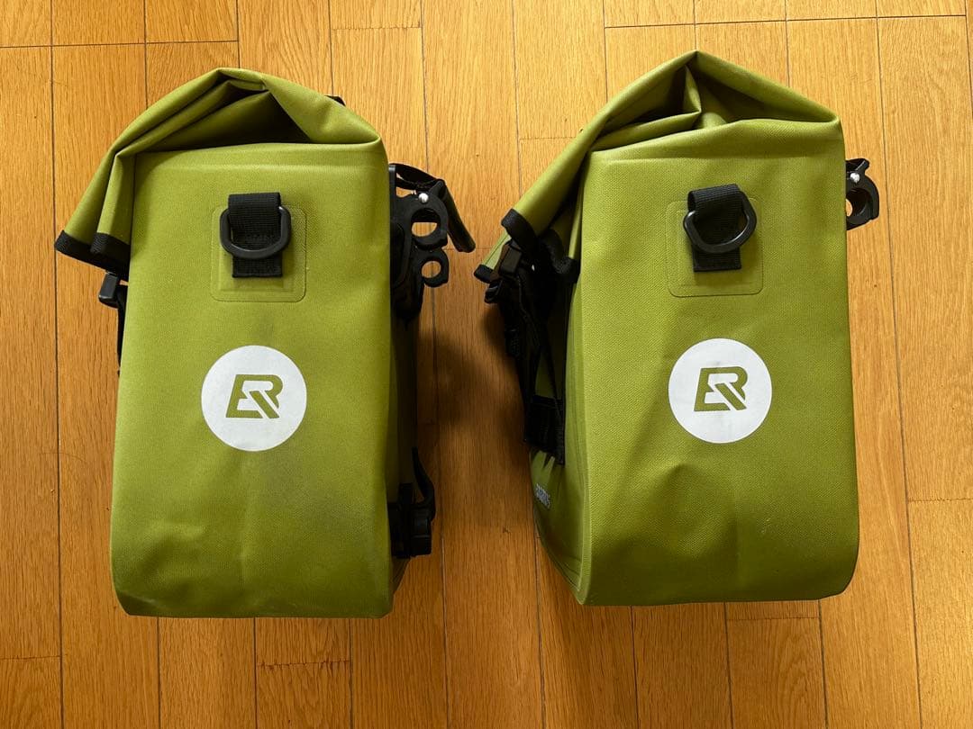 パニアバッグ ２個セット グリーン 自転車