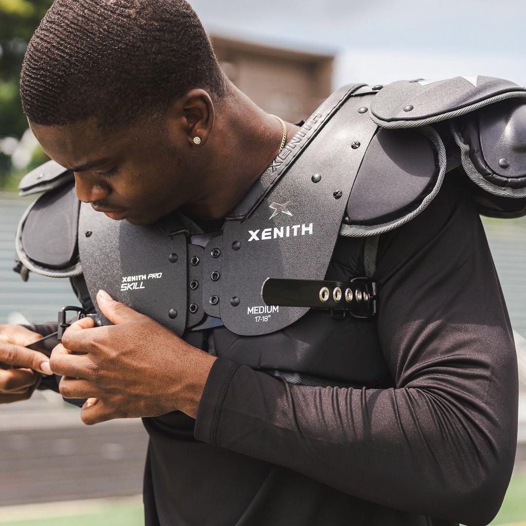 2XL】XENITH Pro ALL PURPOSE アメフト ショルダーパッド