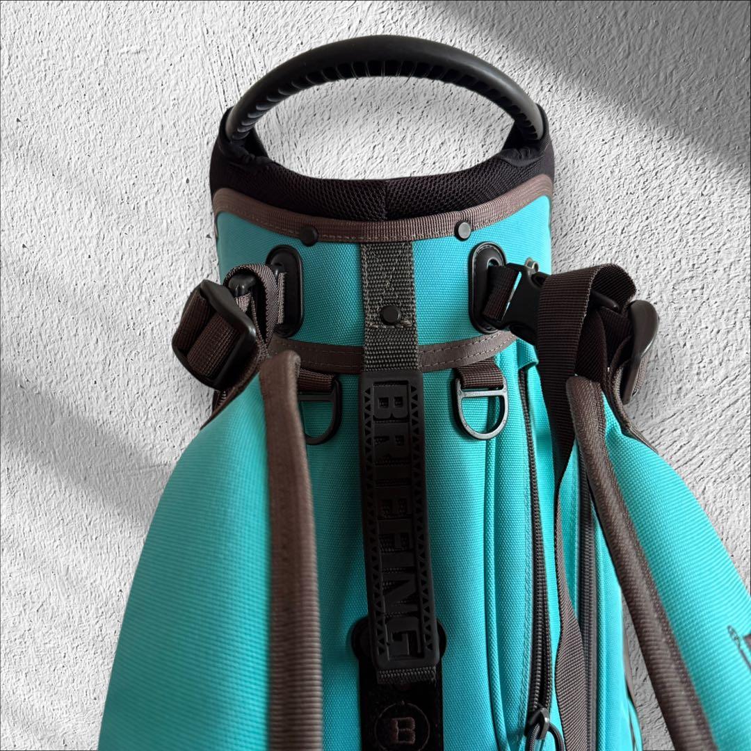 限定モデル　ブリーフィング　キャディバッグ　ミントブルー　ティファニーカラー