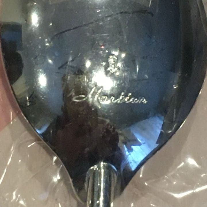 シルバー製スプーン　花柄銀スプーン6本セットMartian  新品未使用未開封