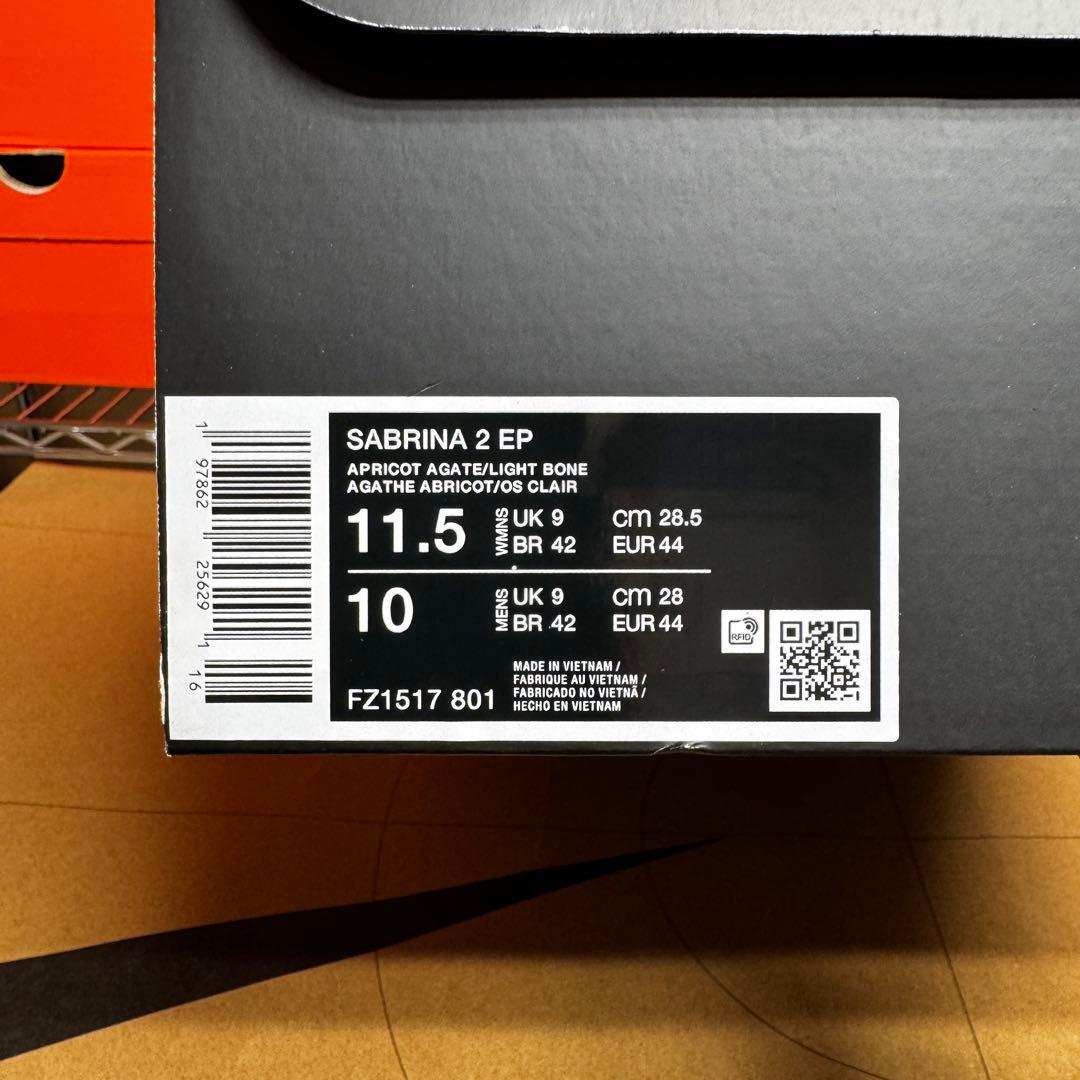 シューズ(男性用) NIKE SABRINA 2 EP FZ1517-801 MENS 28cm