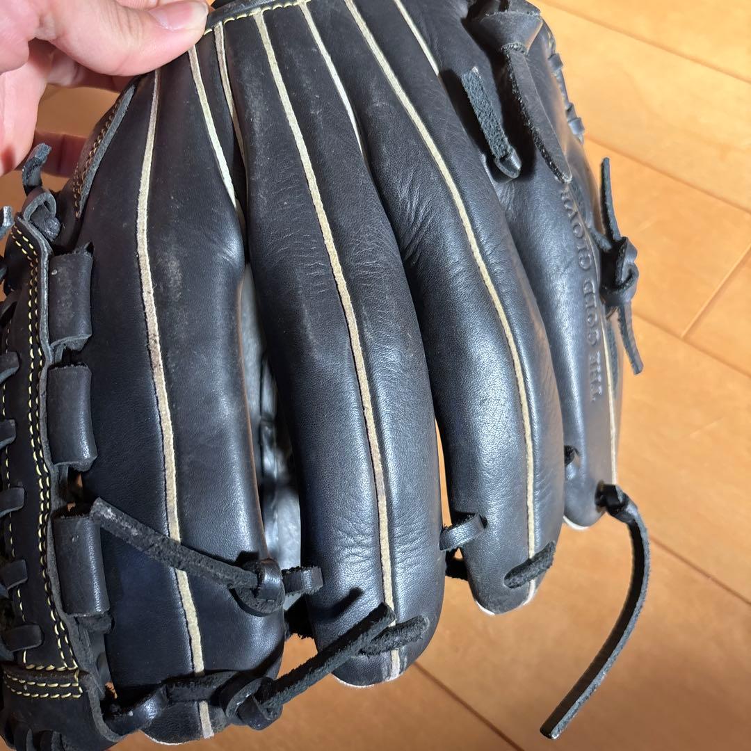 Rawlings 黒 野球グローブ レースアップ
