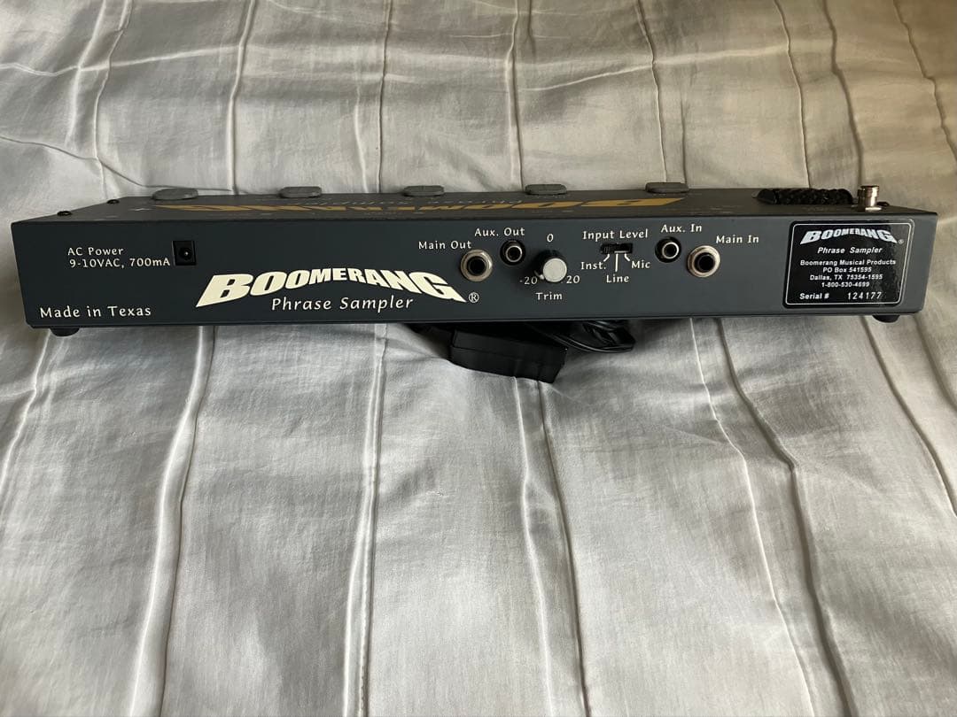 ギター Boomerang Phrase Sampler