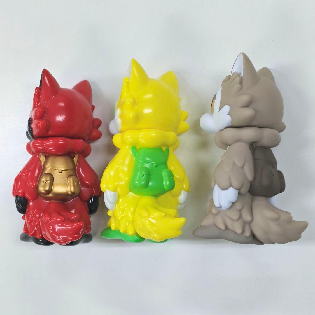 おおかみくん ソフビ 3体セット