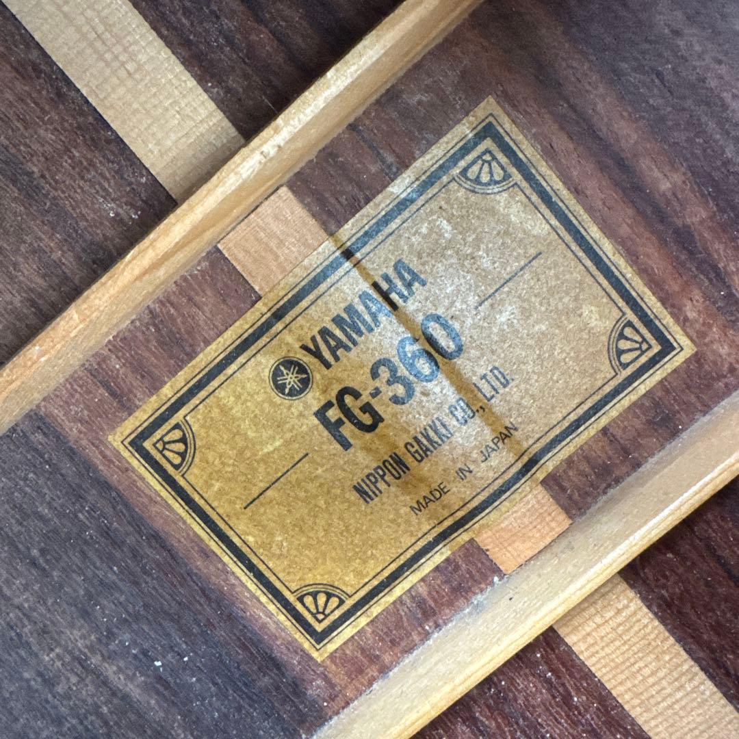 名作メンテ済 YAMAHA FG-360 グリーンラベル アコースティックギター