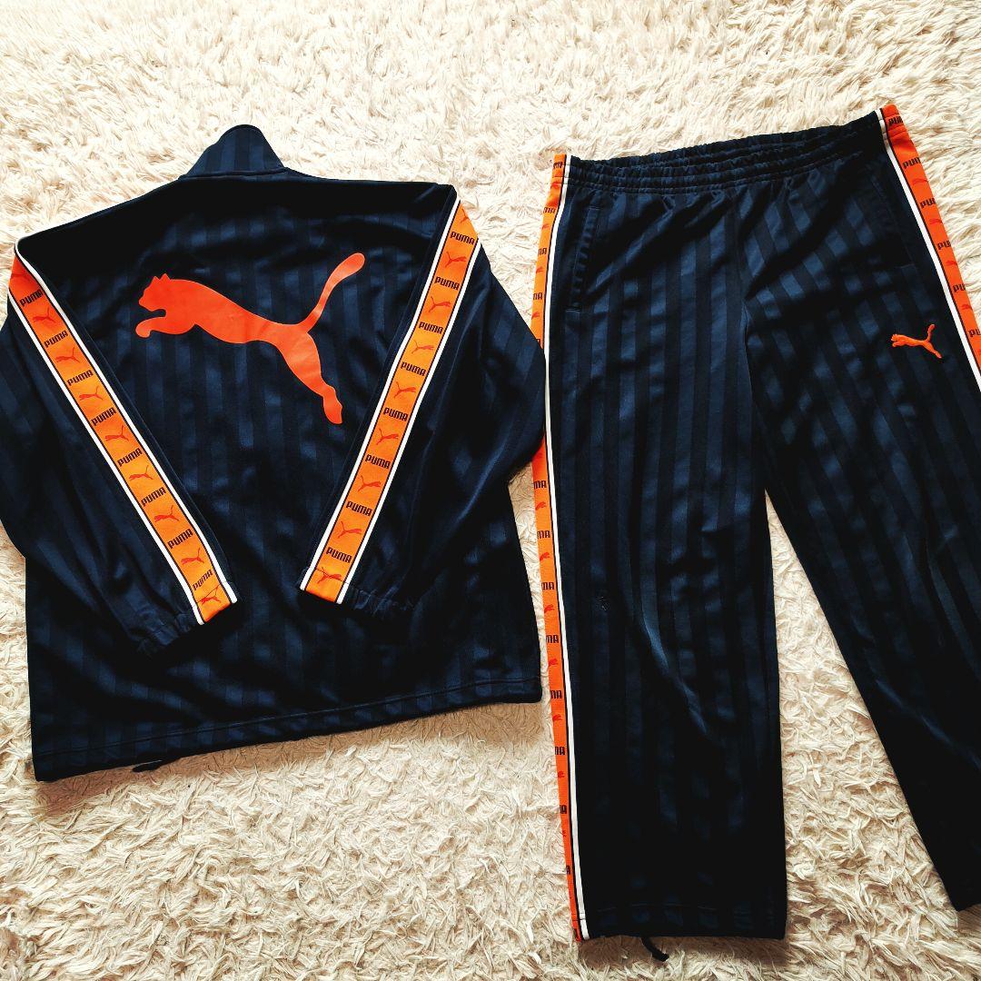 PUMA プーマ テープロゴ トラックジャケット ジャージ セットアップ 上下