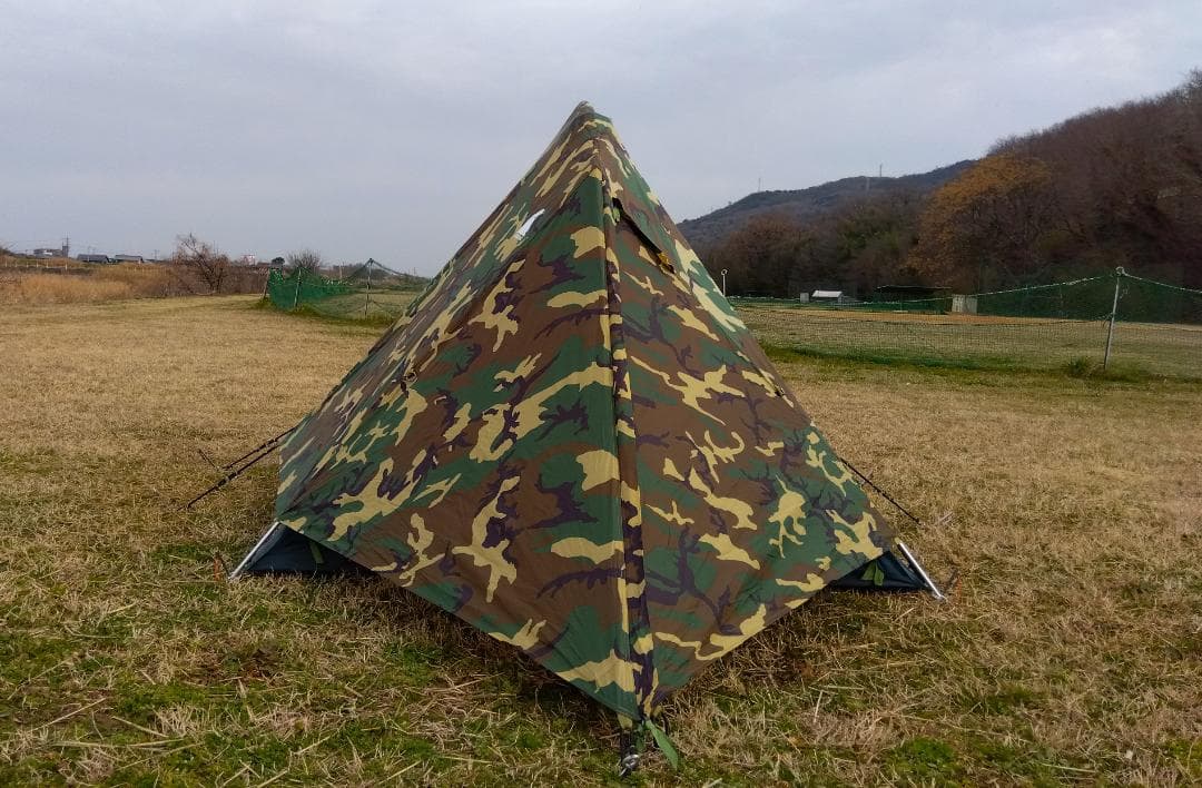 モンベル☆ムーンライトテント3型用カモフライシートmont-bell☆ゆるキャン