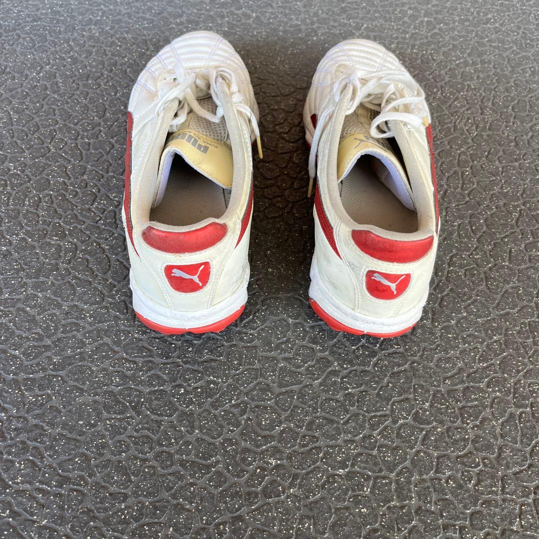 PUMA パラメヒコライト ホワイト×レッド　26.0cm