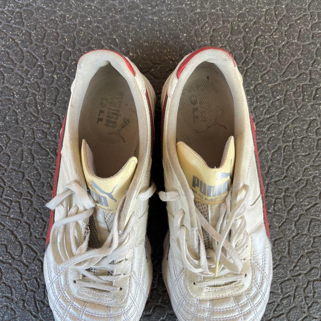PUMA パラメヒコライト ホワイト×レッド　26.0cm