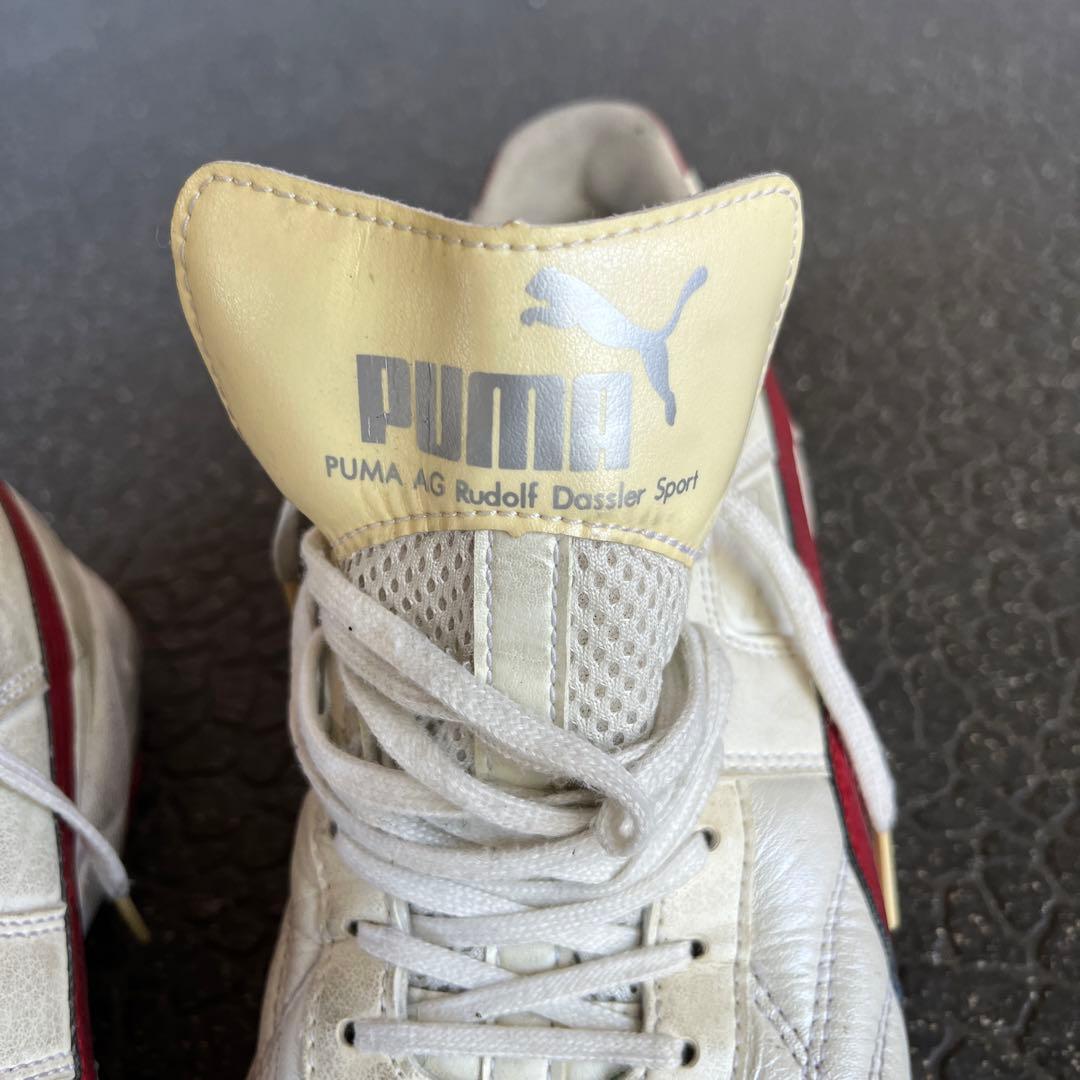 PUMA パラメヒコライト ホワイト×レッド　26.0cm