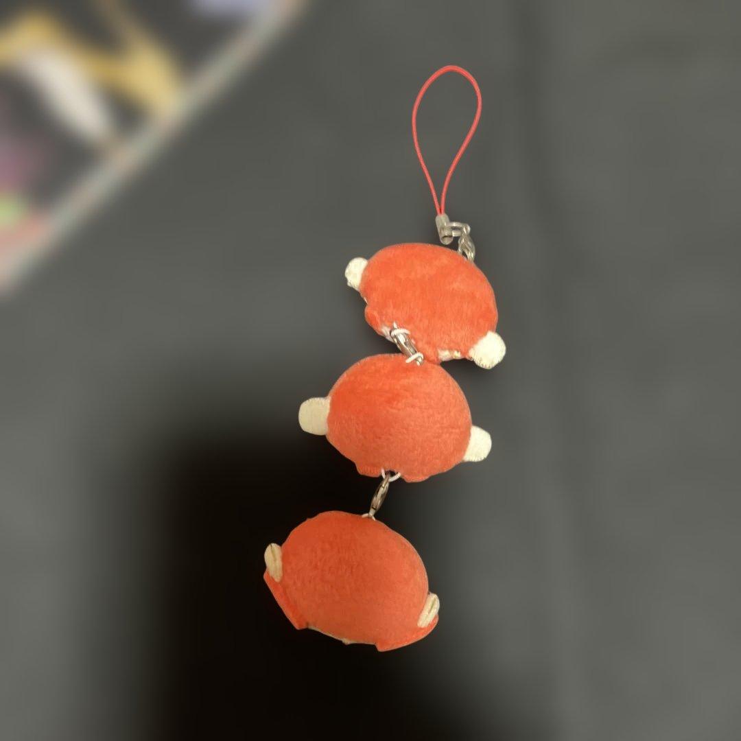日光東照宮 三猿 3連ぬいぐるみ ストラップ キーホルダー 〜SA3