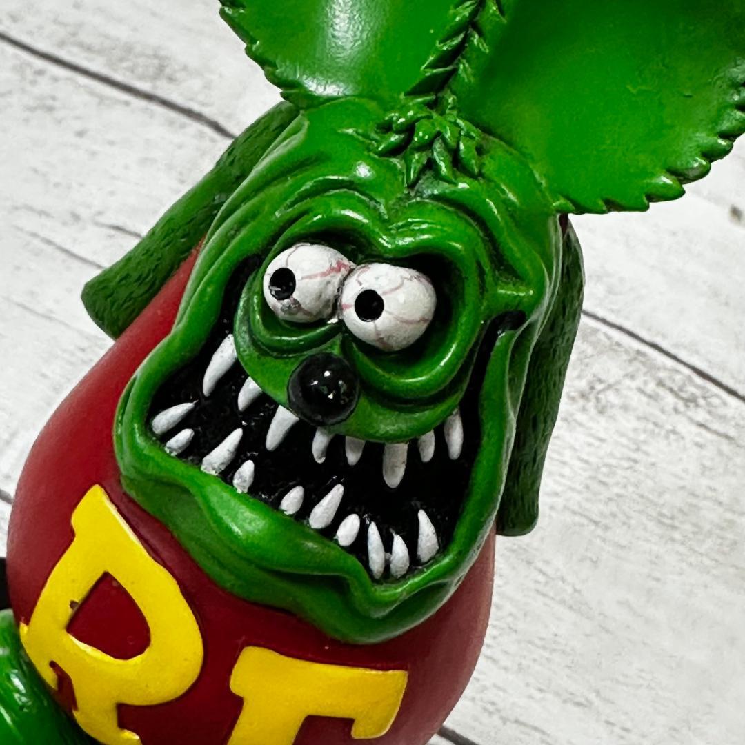 【傷有】ムーンアイズ Rat Fink ラットフィンク ボビングヘッドフィギア