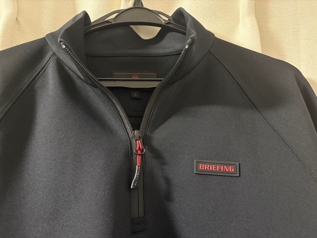 ブリーフィング　3D LOGO HALF ZIP プルオーバー《通年着用可能》