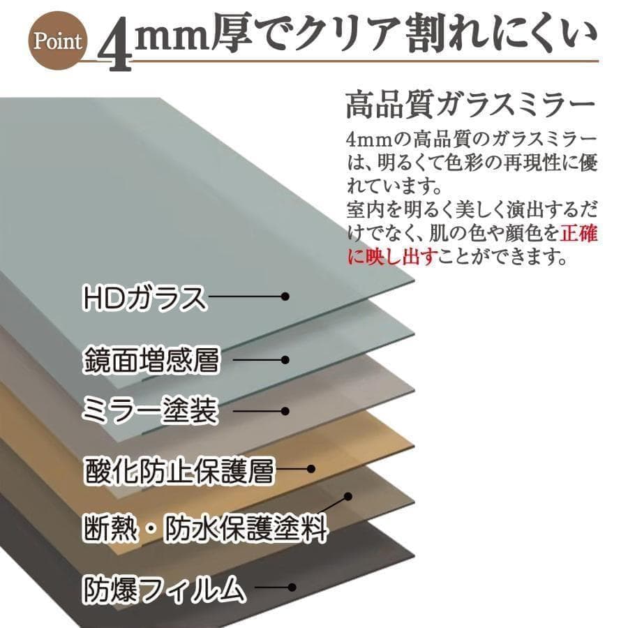 大特価全身鏡 韓国風 可愛い 160x60 ビロードフレーム 深茶色07