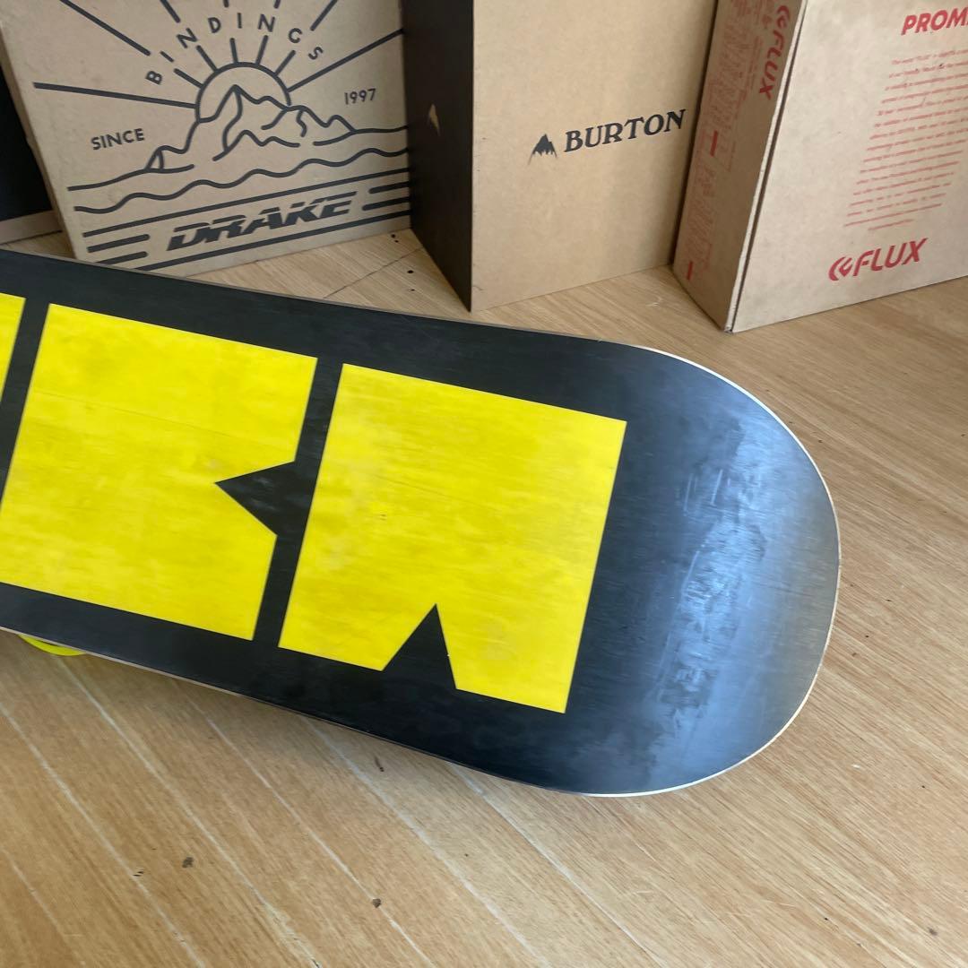 BURTON×FLUX　バートン　マクモリス愛用スノーボード　バインディング付