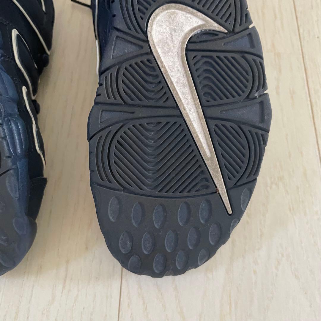 【nikeナイキ】モアテン レディース25cmネイビーMORE UPTEMPO