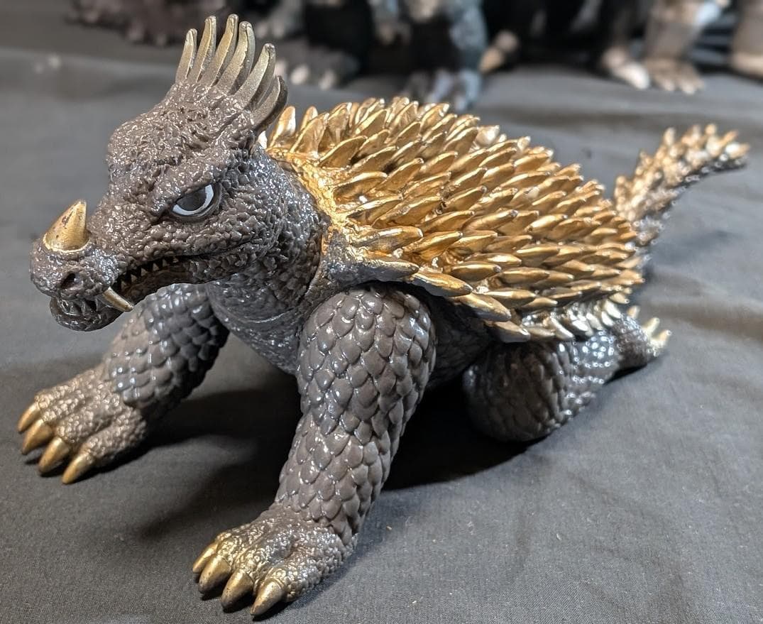 昭和ゴジラ＆ヘドラ＆メカゴジラ他チャンピオンまつり（バンダイ）ソフビ６体セット