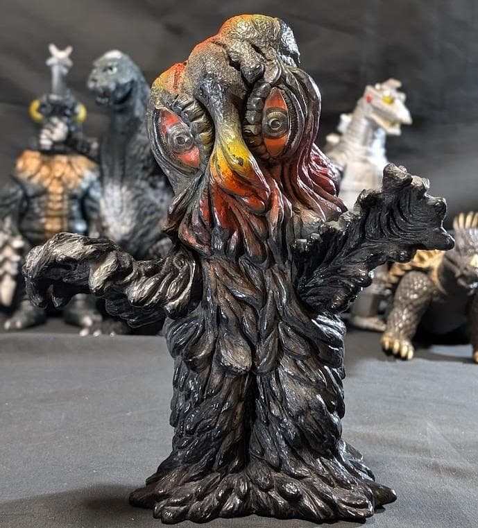 昭和ゴジラ＆ヘドラ＆メカゴジラ他チャンピオンまつり（バンダイ）ソフビ６体セット
